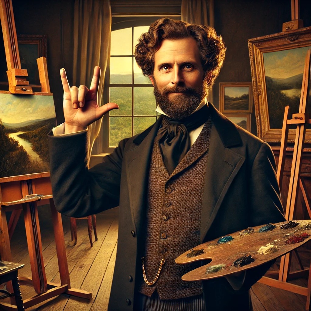 March 22, Aries, Happy Birthdy, John Frederick Kensett 🎨🌅 John Frederick Kensett: A Luminous Legacy in American Art