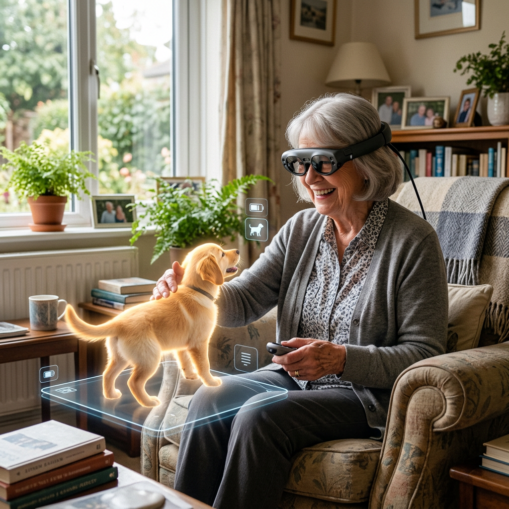 Gentle Shadows, Virtual Tail-Wags: How Mixed Reality Is Redefining Elderly Companionship in Japan